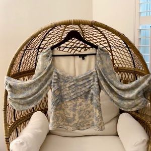 Brand new from Express. So soft. Lined. Bell sleeves. Elegant.